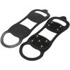 Highlander Snow Plus Ice Grippers Stretchable Thermoplastic Rubber Construction - Black, Size 7-12