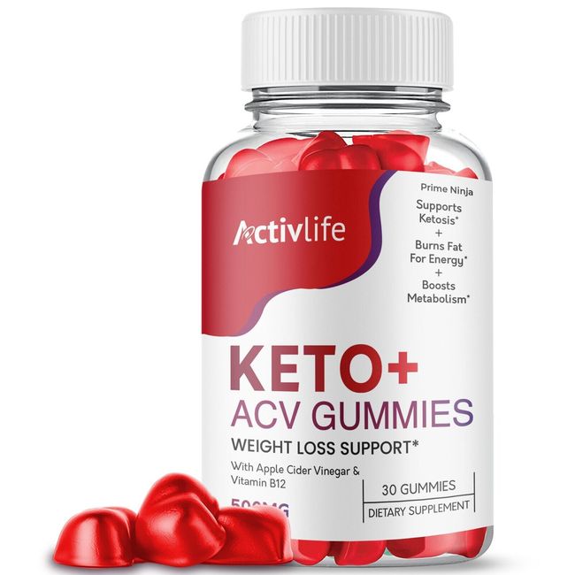 ActivLife ACV Keto Gummies, Activ Life Gummies Maximum Strength (1 Pack)