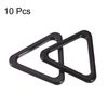 sourcing map Metal Triangle Ring Buckle 20mm(0.79") Inner Width for DIY Matt Black 10pcs