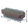 Lilywoods Dual-Sided Hands and Nail Brush — Bath Cleaning Scrubbing and Exfoliate — 10cm x 4cm