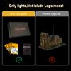 DALDED LED Lighting Kit for Architecture Notre-Dame de Paris Set, LED Light Compatible with 21061 Building Block Models (Not Include Set)