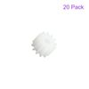 DMiotech 20 Pack 12 Teeth Plastic Gears Model Reduction Gear Plastic Worm Gears for DIY Model