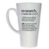 Research Funny Definition Tall Latte Coffee or Tea Mug