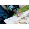 wolfcraft Nylon Wire Disc Brush - 1502000 - Aggressive - Cleaning Rust Polishing - Multiple Life Compared to Wire Brushes - for Drills