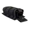ROCOTACTICAL Tactical Radio Pouch, 1000D Nylon Tactical Molle Radio Pouch Holster Compatible with 5.11 Bags/Packs (Black)