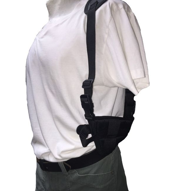 Nylon Horizontal Deluxe Shoulder Holster Fits Ruger Mark 2, 22/45 Mark 3, P95, P97, SR9