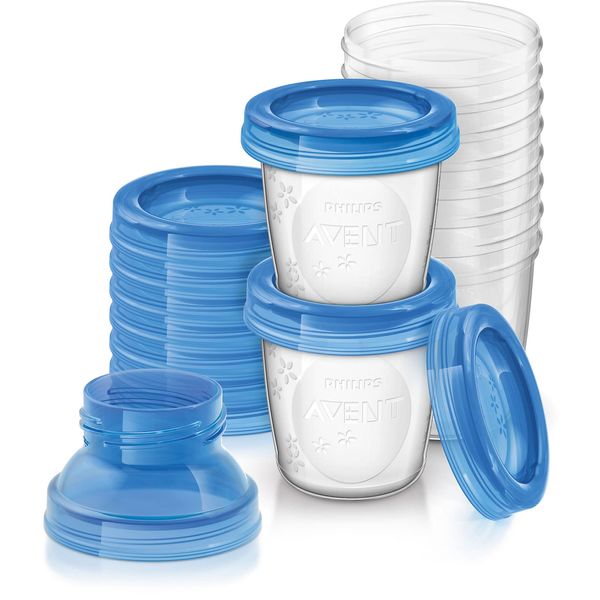 Philips Avent Reusable Breast Milk Storage Cups (10 x 180 ml)