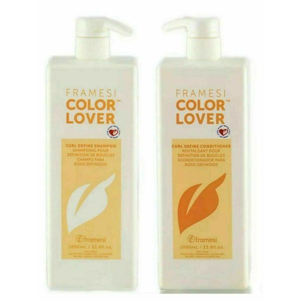 Framesi Color Lover Curl Define Shampoo & Conditioner Liter/33.8 fl oz Duo