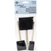 Royal & Langnickel Reticulated Foam Brush, Darkassorted, 1", 2" & 3"