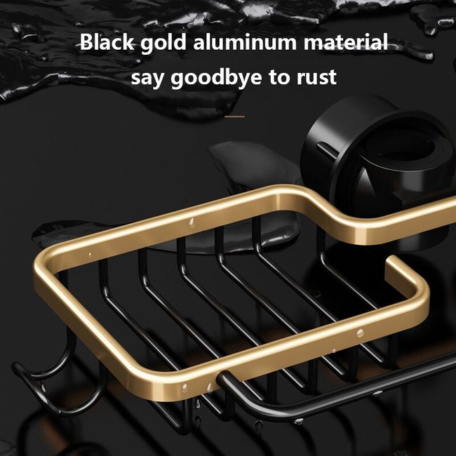 Newest Aluminum Faucet Sponge Holder Kitchen Sink Caddy Organizer Over  Faucet Hanging Faucet Drain Rack for Sink Organizer