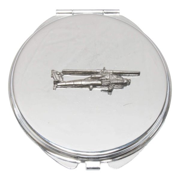 Helicopter Compact Mirror Handbag Gift With Free Engraving 177