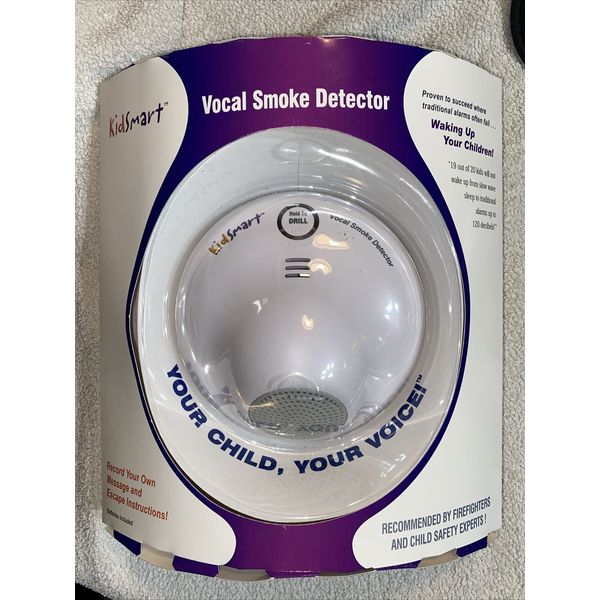 KidSmart Vocal Smoke Alarm Brand  New In Original Box