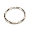 AKORD 100pcs 20mm Split Key Chain Ring Connector Keychain with Nickel Plated