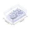 Outus 1/ 8 Inch Round Head Map Tacks Push Pins, 300 Pieces, White