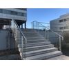 Handrail Brackets 2 PCS for Adjustable Staircase Stair Railing Brackets with Screws (Silvery, Non Adjustable)