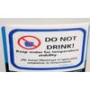 Do Not Drink, Water Bilingual Adhesive Labels (10pk)