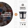 Coffee Filter Pods Eco Friendly 3 Hole Refillable Coffee Filter for Ninja Dual Brew Coffee Maker