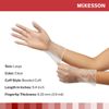 McKesson Vinyl Exam Glove Standard Cuff Length LARGE 1000 per Case