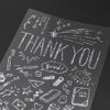 Midori 82650006 Sticker Decal Foil Thank You School Pattern
