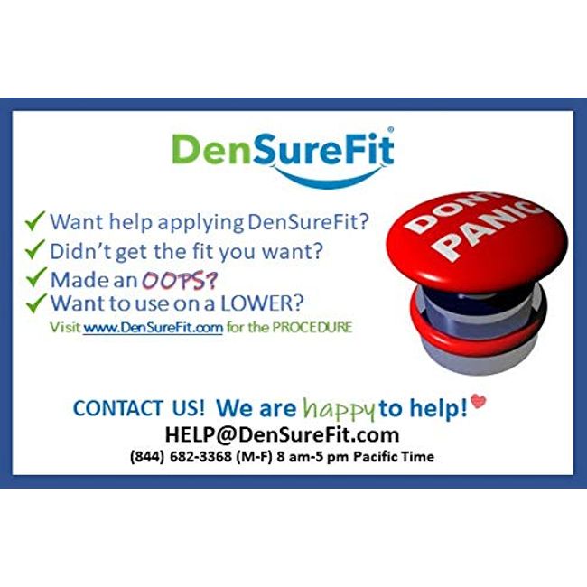 DenSureFit Lower Denture Reline Kit, Unflavored