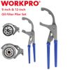 WORKPRO Oil Filter Wrench/Pliers 9"&12" Set Adjustable Oil Filter Removal Tool