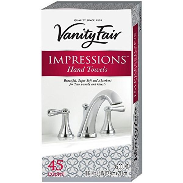 Vanity Fair Impressions Entertain Hand Towel 45ct (Packaging May Vary)