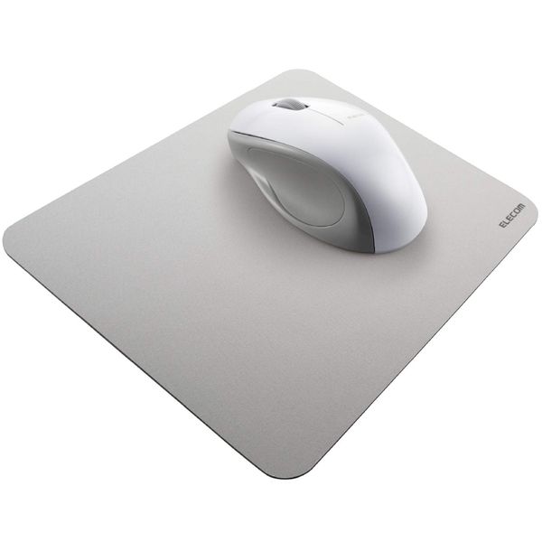 Elecom MP-BF02GY Simple Mouse Pad, Standard Size, Gray