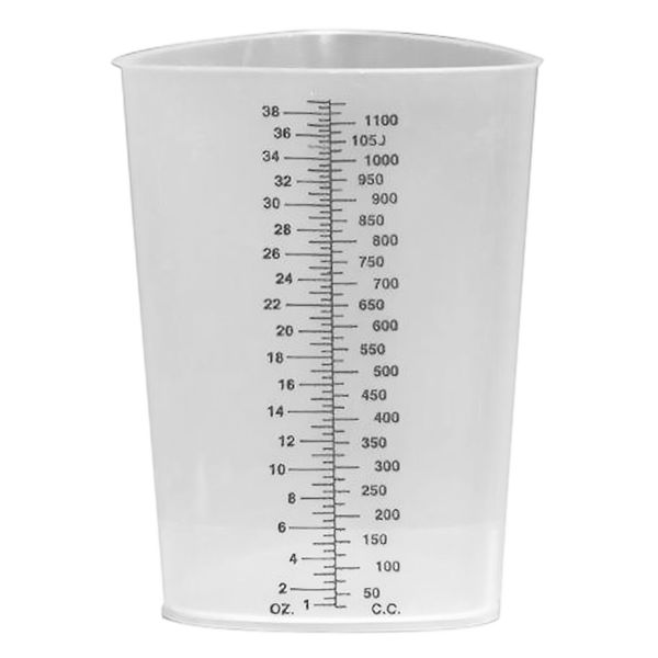 Plasti-Grad Graduated Beaker 1200 mL Polypropylene Without Closure 200 pcs