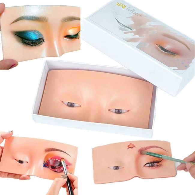 Makeup Practice face Eye Makeup Silicone Makeup Practice Board
