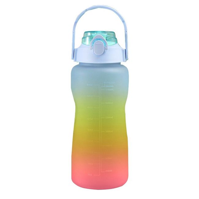 Rainbow Collapsible Sports Water Bottle For Kids,students