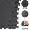 F2C 24 Pieces Puzzle Exercise Mat EVA Foam Interlocking Tiles with 48 End Borders for Gym Home Exercise Workout Floor Protecting, Cover 96 Square Feet