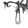 Bicycle Car Roof Rack Carrier Quick-Release Alloy Fork Lock Mount Rack Bicycle Front Fork Quick Release Fixed Clip