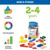 Learning Resources 0334 Wooden Pattern Blocks, 250Pcs, Ast