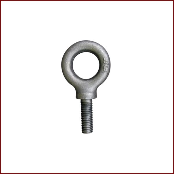 5/8-11" X 1-3/4 Forged Machinery Eyebolt Self Colored- Shoulder Pattern