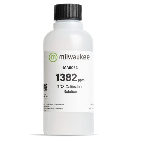 Milwaukee MA9062 1382 ppm TDS Calibration Solution, 230mL Bottle