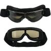Motorcycle Goggles Motorcycle Goggles Windproof Protective Glasses Classic (Black Frame+Brown Lens)