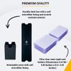 Card Guardian - Semi Rigid Card Holder Set | Premium Deck Box with 100 Semi-Rigid Card Holders (Black)