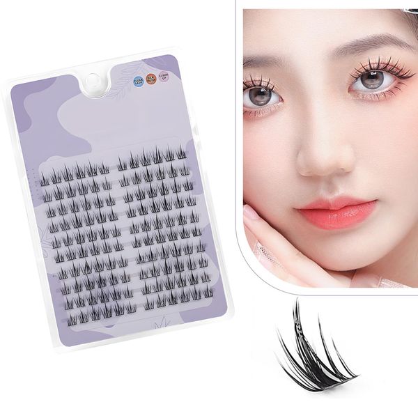 Chgnhfn Partial False Eyelashes, Natural, Flexible, Bunch, Matsueku, Self, Ultra Fine Material, Waterproof, DIY False Eyelashes