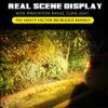 Amber LED Rock Round Button Lights For Truck Eagle Eye Side Marker Lights Lamp