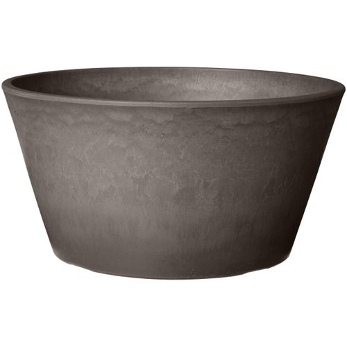 Arcadia Garden Products PSW TD25DC Sleek Bulb Pan, 10 by 5-Inch, Dark Charcoal