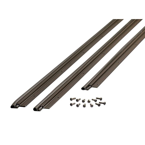 M-D Building Products 01677 Flat Profile Door Jamb Weather-Strip Kit with Screws, Bronze