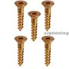 Square Drive Flat Head Wood Screw Solid Brass #6 x 1" Qty 25