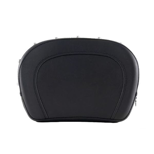 Kinglemc Sissy Bar Backrest Pad with Studded for Harley(3-hole)
