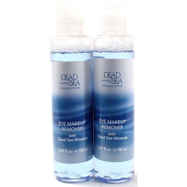 2 Dead Sea Eye Makeup Remover with Dead Sea Minerals 5oz Bottles