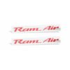 Ram Air Decal (Pair) - (Color: Gloss Red)
