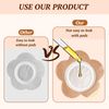 RUIOMII 100pcs Castor Oil Belly Button Patch, Castor Oil Pads