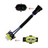 PA LED 2pcs H8 H11 CERAMIC WIRE HARNESS KIT HID BULB PLUG SOCKET