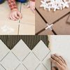 uxcell 2000Pcs Tile Spacers, 3mm 1/8" Cross Shape Wall Floor Tile Spacer Tiling Tools for Ceramic Tile Installation, White