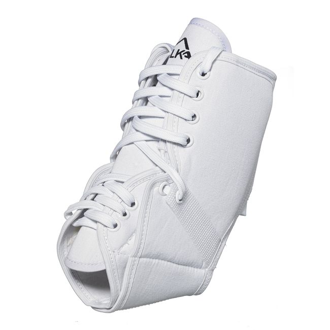 ZZ VULKAN WHITE ANKLE BRACE + LACES (7901) - LAR