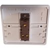 ÉABCON 1 GANG Curved Edge Light Switch, Single Pole, Stylish and Robust, White